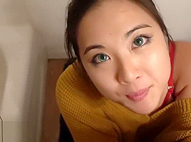 EPIC Blowjob in the bathroom while Sparents are in the other room! sukisuki