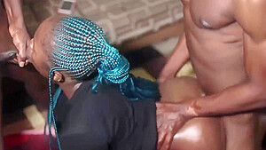 Ebony Gets Pounded By Step brothers