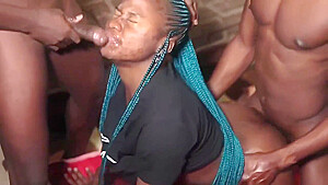 Ebony Gets Pounded By Step brothers