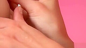 Elegant teen 18+ Is Gaping Yummy Honey Pot In Close-up And Clima