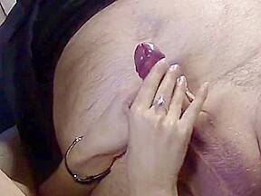 Elena decides over his cumshot
