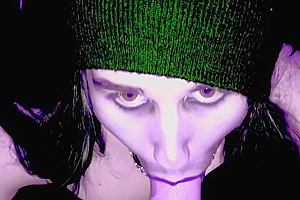 Emo Tgirl Sucks Her Boyfriend's Cock