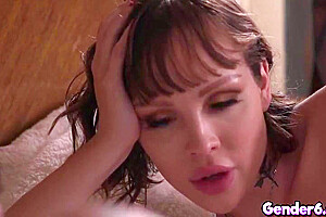 Erica Cherry And Aliya Brynn In Two Huge Angry Dicks For Brunette