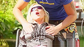 Euro whore gets facial
