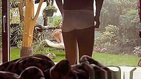 European Babe Rubs Pussy