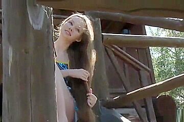 European playgirl Virginia Sun with hot gazoo taking in action