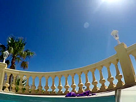 Ewa Sonnet purple bikini