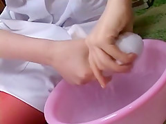 Exotic Japanese girl Rio Hamasaki, Chichi Asada, Saki Tsuji in Crazy Medical, Lingerie JAV movie