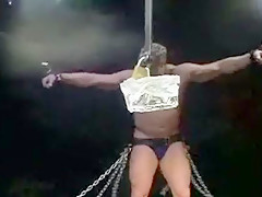 Exotic male in crazy bdsm homosexual porn scene