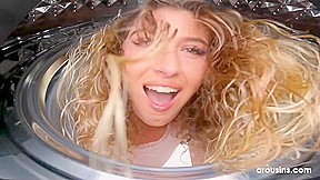 FUCK! I’m stuck again! Candice Demellza Stuck in the Washing Machine by Arousins