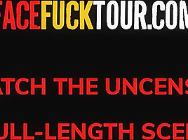 Face Fuck Tour - Tiny 18yo Latinas In Homemade Threesome Throating