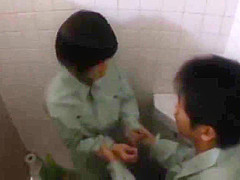 Female student 18+ at an industrial blowjob