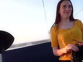 Femfoxfury - Funicular Blowjob With Cum In Mouth
