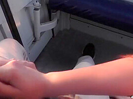 Femfoxfury - Funicular Blowjob With Cum In Mouth