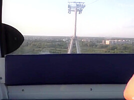 Femfoxfury - Funicular Blowjob With Cum In Mouth