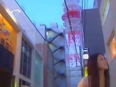 Fetish asian teenager 18+ peeing on stairs