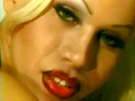 Filthy TS Blonde Gets Toy Dong Inside