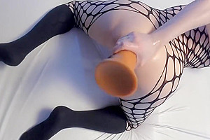 Fisting Rosebutt & Bbc And Horse Dildo Double Penetration