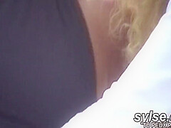 Flashing Initiation For Young Beginner Slut
