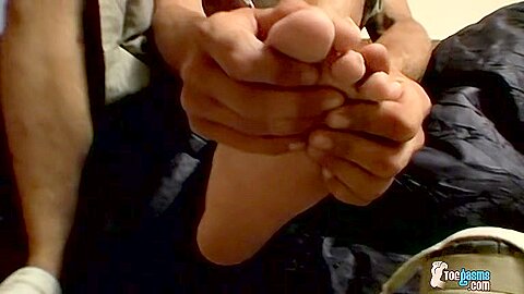 Foot Fanatic Ajax Jerks His Dick - Ajax