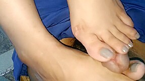 Foothub-sexy Asian Toe Job Footjob 