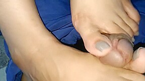 Foothub-sexy Asian Toe Job Footjob 