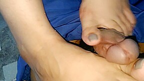 Foothub-sexy Asian Toe Job Footjob 