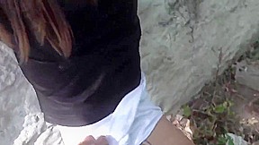 For the money a girl showed a strangers Boobs and sucked on the street   