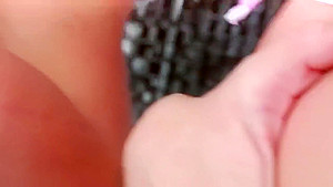 Foxy lesbos fill up their huge bums with milk and squirt it out