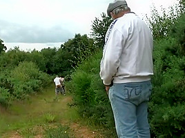 French anal slut goes dogging