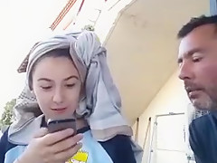 French teen 18+ With Perfect Tits Has An Older Guy Play With Her Titties
