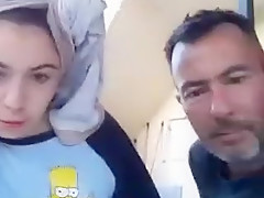 French teen 18+ With Perfect Tits Has An Older Guy Play With Her Titties