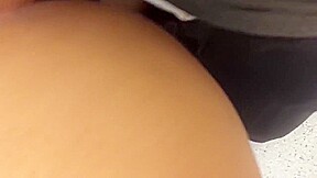 Fucking bitch in store fitting room while people are in it