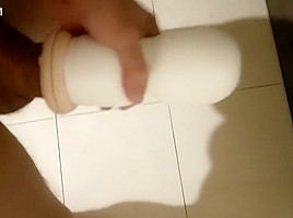 Fucking my Pocket Pussy around the house