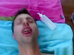Gay masseur assfucks straight client