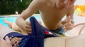Gay outdoor twink sex car Shane & Mike Smoke Sex!