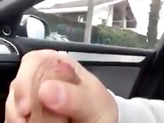 Geile Alte auf dem Parkplatz