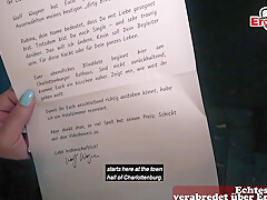 German Old Woman Make Real Sexdate Casting On Street