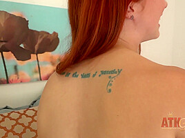 Getting to know the red headed Luna Lain and her pussy