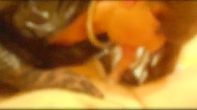 Gilda's mouth full of cum