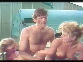 Ginger Lynn copulates gas station attendant