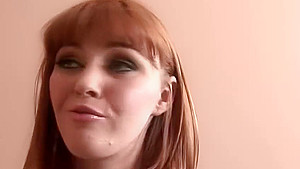 Ginger Takes A Muscled Cock