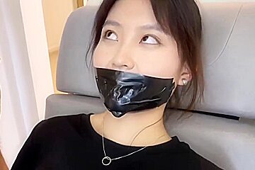 Girl Duct Tape Gag 2