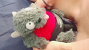 Girl Fucks Stuffed Animal Dragon Strapon