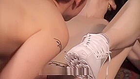 GirlGirl Sneaker Fetish Porn Fuck