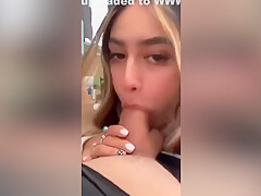 Girlfriend Passionate Blowjob