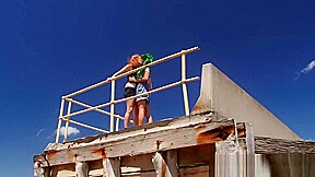 Girls Out West - Squirting hairy lesbian pussies