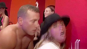 Good looking girls play with hard cocks