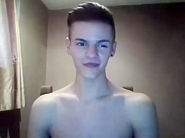 Gorgeous Hung Toned Brit Twink Flexes and Shoots