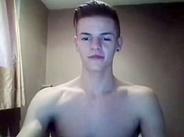 Gorgeous Hung Toned Brit Twink Flexes and Shoots
